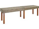 Syfax™ Panchina Naturale 160 X 35 X 45 Cm Legno Di Mango Massello