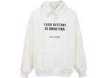 Homebase Maglia Con Cappuccio Da Donna - Bianco Melange, Xs/S
