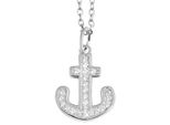 KettenanhäNger Adelia´s "Moderner Anker AnhäNger Aus 925 Sterling Silber", Silber, SchmuckanhäNger, Damen, Silber 925 (Sterlingsilber), KettenanhäNger
