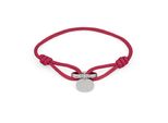 Armband Copenhagen Studios "Schmuck Geschenk Edelstahl Armkette Fabric Link", Edelstahlfarben, ArmbäNder, Damen, 21Cm, Edelstahl Nylon, Edelstahl, Nylon, Armband