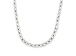 Edelstahlkette Copenhagen Studios "Schmuck Geschenk Halskette Basic Chunky", Edelstahlfarben, Halsketten, Damen, Edelstahl, L: 50 B: 8Mm, Edelstahlkette, B:8Mm