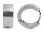 Paar Creolen Adelia´S "Damen Creolen Aus Poliertem Edelstahl Ø 10 Mm", Silber, Ohrringe, Damen, Damen, Edelstahl