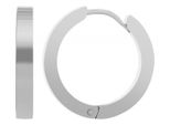 Paar Creolen Adelia´s "Damen Creolen Aus Poliertem Edelstahl Ø 16 Mm", Silber, Ohrringe, Damen, Damen, Edelstahl
