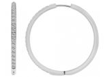 Paar Creolen Adelia´S "Damen Creolen Aus Edelstahl Ø 30 Mm", Silber, Ohrringe, Damen, Damen, Edelstahl
