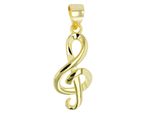 KettenanhäNger Adelia´S "Trendiger SchlüSsel AnhäNger Aus 925 Sterling Silber", Gold, SchmuckanhäNger, Damen, Silber 925 (Sterlingsilber), KettenanhäNger