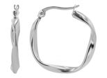 Paar Creolen Adelia´S "Damen Creolen Aus Poliertem Edelstahl Ø 20 Mm", Silber, Ohrringe, Damen, Damen, Edelstahl