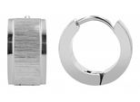 Paar Creolen Adelia´S "Damen Creolen Aus Poliertem Edelstahl Ø 9 Mm", Silber, Ohrringe, Damen, Damen, Edelstahl