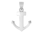 KettenanhäNger Adelia´S "Stilvoller Anker AnhäNger Aus 925 Sterling Silber", Silber, SchmuckanhäNger, Damen, Silber 925 (Sterlingsilber), KettenanhäNger