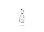 Charm Buchstabe Thomas Sabo "Charm Alphabet/Buchstabe - Connect", Silber (Silberfarben), Charms, Damen, G, Silber 925 (Recycelt)