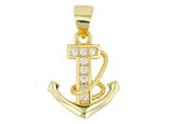 KettenanhäNger Adelia´S "Moderner Anker AnhäNger Aus 925 Sterling Silber", Silber, SchmuckanhäNger, Damen, Silber 925 (Sterlingsilber), KettenanhäNger