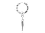 Paar Creolen Adelia´S "Unisex Creolen Aus Edelstahl Ø 12 Mm", Silber, Ohrringe, Damen, Unisex, Edelstahl