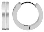 Paar Creolen Adelia´s "Damen Creolen Aus Poliertem Edelstahl Ø 5 Mm", Silber, Ohrringe, Damen, Damen, Edelstahl