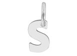 KettenanhäNger Adelia´s "Stilvoller Buchstabe AnhäNger Aus 925 Sterling Silber", Silber, SchmuckanhäNger, Damen, Silber 925 (Sterlingsilber), KettenanhäNger