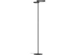 Eglo Stehlampe "Castelpoto 1 Stehlampe - Stahl - Led;Led - 16W;12W - IP20", Schwarz, 2, H: 180Cm, 1 Stk., Leuchten, Standleuchte, Leselampe, Wohzimmer, Schlafzimmer, L43 X B30 X H180 Cm, Stehlampe