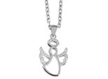 KettenanhäNger Adelia´S "Eleganter Engel AnhäNger Aus 925 Sterling Silber", Silber, SchmuckanhäNger, Damen, Silber 925 (Sterlingsilber), KettenanhäNger