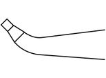 Knipex 44 31 J42 Pinza Per Anelli Interni In Fori Di Trapano Con Angolo Di 45° E Rivestimento In Plastica Nera Atramentata 310 Mm