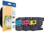 Brother LC125XL Rainbow Pack - Alta Capacità - Giallo, Ciano, Magenta - Originale - Blister - Cartuccia D'inchiostro