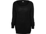 Urban Classics Donna Maglione Lungo A Collo Largo Nero - Xs