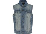 Urban Classics - Gilet In Denim, TB514 Lightblue, Gilet In Denim Blu Taglia Xl