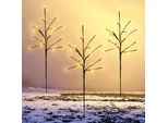 Set Di 3 Rami Luminosi A Led - 60 Led - Rami Decorativi Per Arbusti Da Esterno