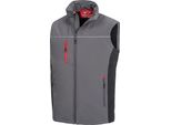 Gilet Softshell Nitras "Motion Tex Light"" 94% Polye Grigio, Taglia Xl"