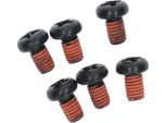Shimano Sm-Due80 Tappo In Plastica 6 Unità Nero Nero Taglia Unica