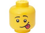 Lego 40311726 Testa Di Stoccaggio Lego Testa Di Stoccaggio Silly, S, 2 Litri, Giallo