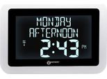 Geemarc VISO15 - Orologio Radiocontrollato Con Calendario E Retroilluminazione - Utile Per I Pazienti Affetti Da Demenza E Alzheimer