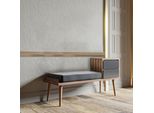 Skye Decor, Fiume- Fiumekln, Colore Noce, Antracite, Appendiabiti, 40X120X45 Cm, 100% Pannello Di Particelle Rivestito In Melamina