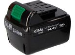 Batteria Di Ricambio - Ioni Di Litio - 14,4V Per Trapano/Avvitatore Rif. 08703 Koma Tools