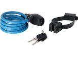 Axa Serratura A Cavo Resolute 120/8 Lunghezza 120Cm Ø8Mm Pertrol Blu, Blu