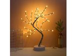 Led Stella Albero Lampada Bianco Caldo Albero Bonsai Artificiale Luce Notturna A Batteria Operata Decorazione Interna