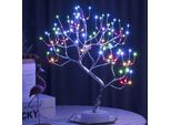 Led Filo Di Rame Albero Lampada Colorata Albero Bonsai Artificiale Luce Notturna Luci Decorative Batteria Operata Decorazione Interna