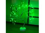 Led Filo Di Rame Albero Lampada Verde Artificiale Albero Bonsai Luce Notturna Luci Decorative Batteria Operata Decorazione Interna