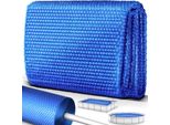 Tillvex Pool Solar Foil Rotondo Ø 488 Cm Telone Solare Riscaldamento Solare Copertura Solare Telone Riscaldamento Piscina Telone Termico