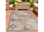 Tappeto Orientale Da Esterno Per Il Soggiorno, Ornamenti Colorati Dimensioni - 240 X 340 Cm