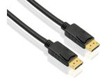Helos 288437 Cavo Di Collegamento Helos Displayport Plug 4K Nero