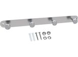 Intirilife Appendiabiti In Acciaio Inox Modello A - 4 Ganci - Appendiabiti Appendiabiti Appendiabiti In 5 Diversi Design