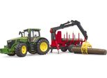 Bruder John Deere 7R 350, RüCkeanhäNger Und BaumstäMmen, Modellfahrzeug, Modell Fahrzeug, Spielzeug, 3154