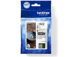 Brother LC422 Value Pack - Confezione Da 4 - Nero, Giallo, Ciano, Magenta - Originale - Cartuccia D'inchiostro - Per Brother MFC-J5340DW
