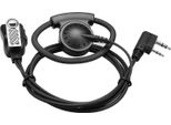 Retevis EEK012 Cuffia Radio Ricetrasmittente Con Microfono Ptt Compatibile Con Kenwood Retevis RT24 RT27 Walkie Talkie Headset (Confezione Da 1)