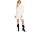 Peekaboo Abito Da Donna In Maglia Con Dolcevita Tolna Crema Universale