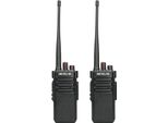 Retevis RT29 Walkie Talkie Lunga Portata, Batteria Ricaricabile Da 3200 Mah, Impermeabile IP67, Con Allarme Per Radioamatori, Attività All'aperto, Logistica