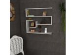 Skye Decor, Confier - Bianco, Wandregal, Weiß, 100 % Melaminbeschichteteteten Spanplatten, 90 X 22 X 87 Cm