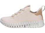 Ecco Scarpe Da Donna Stringate Sportive Suola In Gomma Beige