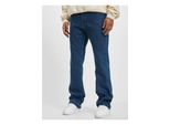 Jeans Uomo Def Straight Loose Fit Denim Midblue Washed - 32