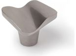 Blister Con 4 Pomelli In Metallo Per Mobili, Nichelato Opaco Mod.749 32X31Mm Rei