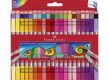 FABER-CASTELL 151140 FABER-CASTELL Filzstifte Farbsortiert, 40 St.