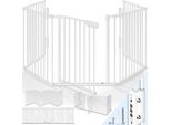 Kiduku® Cancelletto Di Sicurezza Per Caminetto Bianco - Lunghezza 540 Cm Cancelletto Di Barriera Cancelletto Di Sicurezza Per Stufa Box Cancelletto Di Sicurezza Per Porte