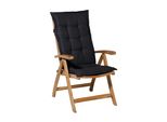 Cuscino Madison A Schienale Alto Basic 123X50 Cm Nero